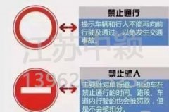 以下道路交通標(biāo)志老司機(jī)都不一定知道？90%人都會(huì)混淆！