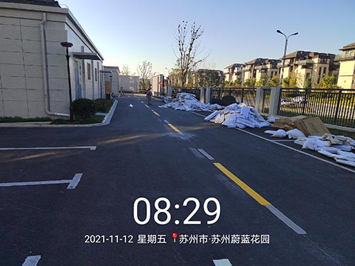 蘇州道路標線冷漆多少錢一平？道路劃線價格多少一米？